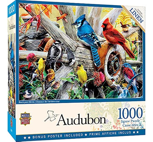 Masterpieces Audubon 1000 Puzzles Collection - Backyard Bird