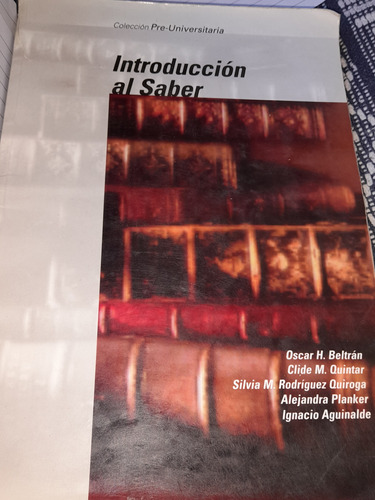 Introducción Al Saber (colección Pre Universitaria)