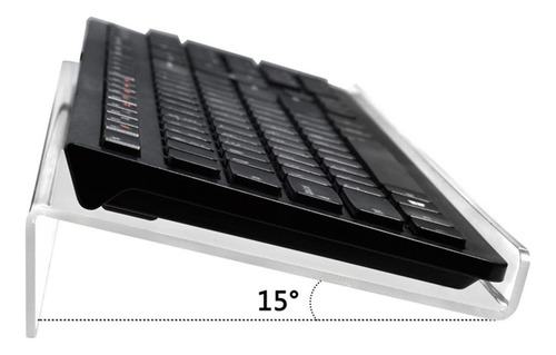 . Suporte De Teclado Inclinado Em Acrílico Para