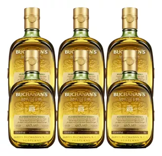 Combo 6 Whisky Buchanans Master 750ml ( 6 Unidades )