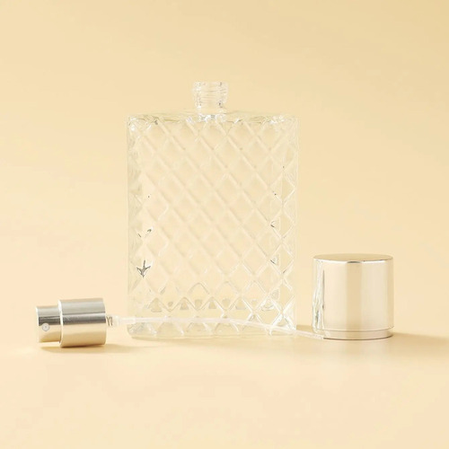 Botella Dispensadora De Perfume De Vidrio 2 Unidad 100ml