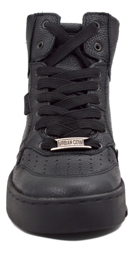 Zapatilla Mujer Urban Cow Ascari Botita Cuero Tendencia Moda