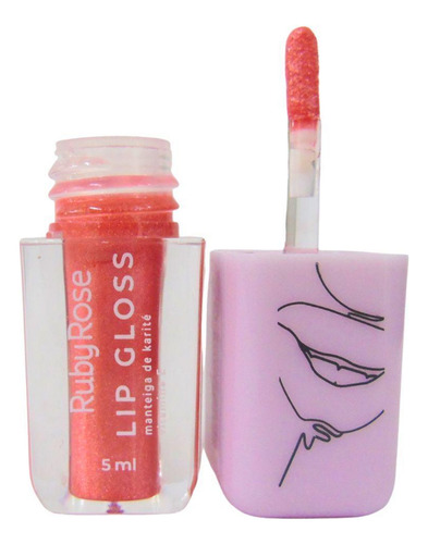 Lip Gloss Flame - Hidratante Com Glitter