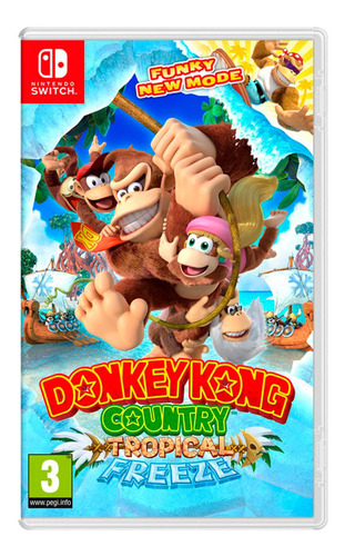Imagen 1 de 1 de Donkey Kong Country Tropical Freeze Nintendo Switch Euro
