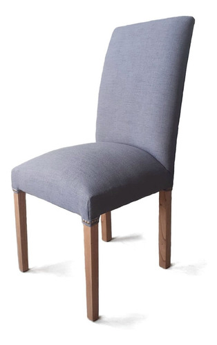 Imagen 1 de 10 de Silla Comedor Vestida Tela Antimancha Premium Sin Interes
