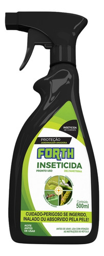 Forth 500ml Pronto Uso Eficaz P PuLGões Cochonilhas Insetos