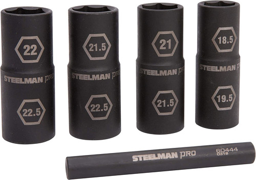 Steelman Pro Juego De 5 Piezas De 1/2 Pulgada Métrica De 6 P