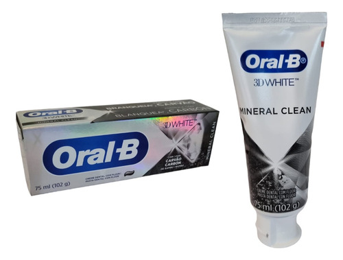 Pasta Dental Oral-b 3d White Mineral Clean 75ml