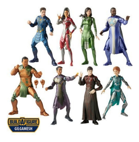 Eternals Marvel Legends Gilgamesh Baf Set De 8 Figuras