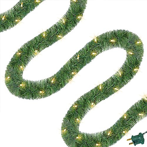 Guirnalda De Navidad Iluminada De 49 Pies 100 Luces De ...
