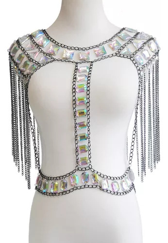 Accesorios De Bikini Sexy Con Cadena Corporal Para Mujer