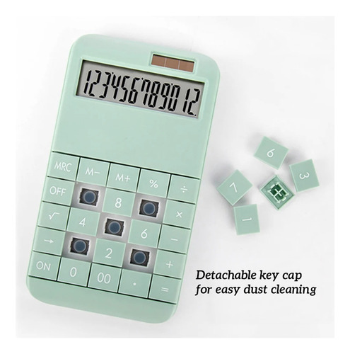 Calculadora Escritorio Diseño Delgado Digital De 12 Dígitos