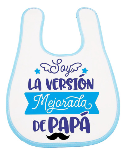 Babero Para Bebe Personalizado Varios Colores Ideal Regalo