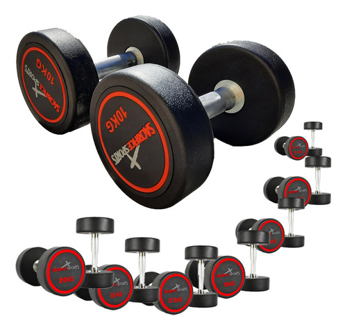 Set Mancuernas Profesionales De 2.5 A 40 Kg Sacrifice Sports