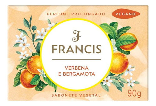 Sabão em barra Francis Verbena e Bergamota de 90 g