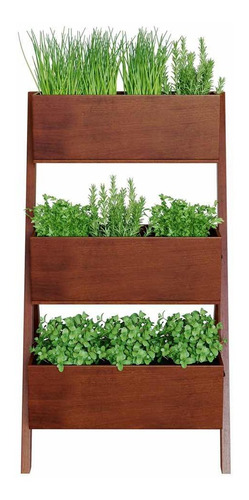 Jardin Vertical Huerta Maceta Maceteros Madera Huertas