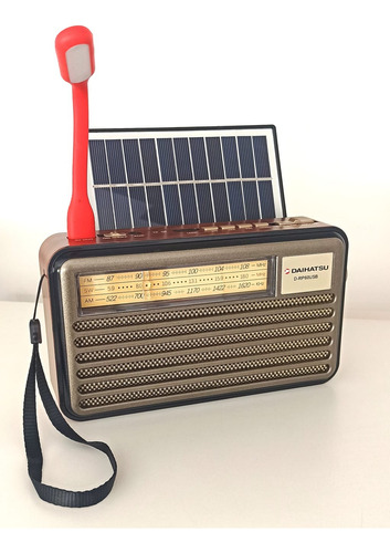 Radio Daihatsu D-rp60usb Am/fm Bluetooth Retro C/luz - Solar