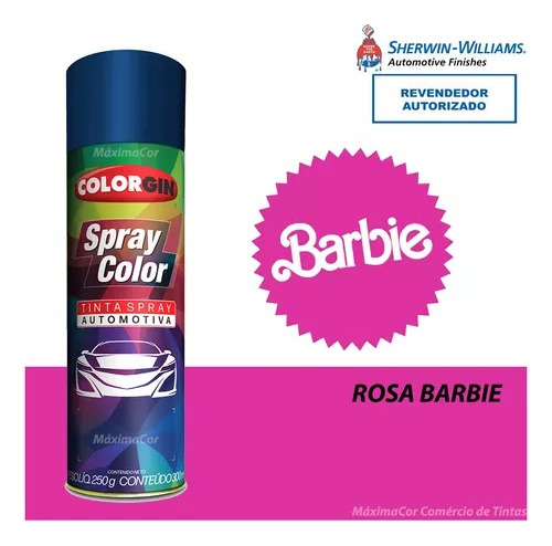 Aerosol Rosa Barbie X 300 Ml Autos Motos Bicis