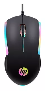 Mouse Gaming Hp M160 Luz Rgb Cableado Usb - Negro