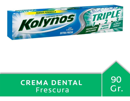 Kolynos Triple 1 2 3 Ext.frescura 90 G