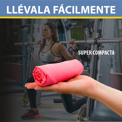 Toalla Gym Gimnasio Deportiva - 3pack - 80x40cm - Mujer Color 1 Rosa Claro 1 Rosa Obscuro Y 1 Morada