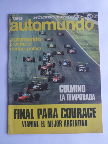 Revista Automundo Nro. 190 - Diciembre 1968 *