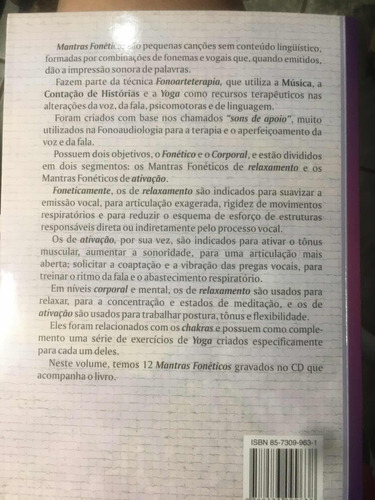Mantras Fonéticos- Exercícios Vocais, Respiratórios E Articu