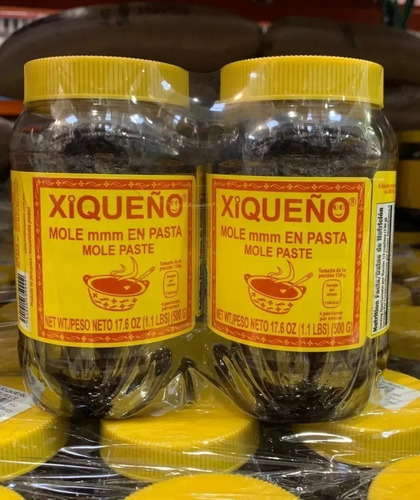 Mole Xiqueño 6 Frascos En Pasta De 500 Gr Artesanal Original