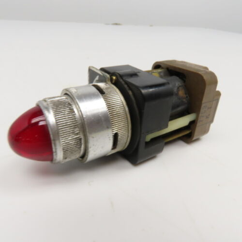 Square D Class 9001 Type Tp21 120v Illuminated Red Bulle Aal