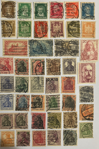 Sello Postal Fhiurer 1942 Europa Aleman Rectangular 45 Unida
