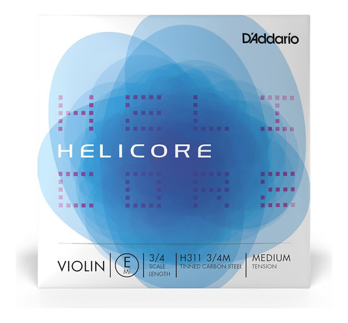 Helicore - Cuerda Para Violín Individual, Escala 3/4, Tensió