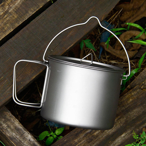 Olla De Titanio De 900 Ml, Taza De Titanio, Recipiente