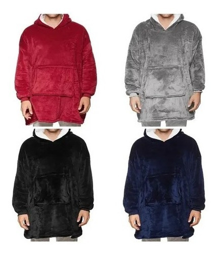Hermoso Poleron Cherpa Reversible 2 En 1 Para Hombre Y Mujer