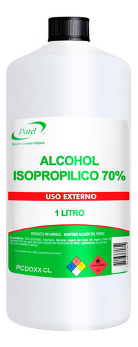 Alcohol 70° Botella Isopropanol Isopropilico Propanol
