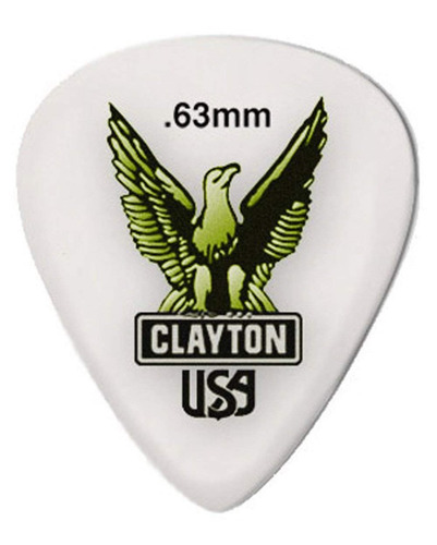 Clayton Acetal Selecciones De La Guitarra Estándar Forma .63
