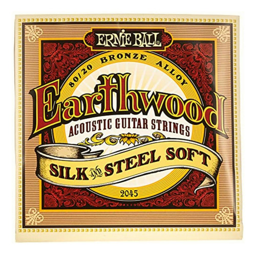 Ernie Ball Earthwood Silk And Steel Soft Cuerdas Para