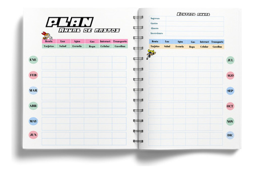 Agenda Chicas Super Con Separadores Alta Calidad 2025 Chichas Super 1 2025