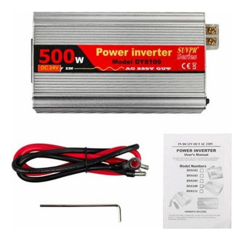 Inversor De Corriente 500w Para Auto 12v A 220v Dc A Ac