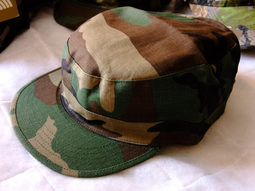 Cachucha / Gorra Estilo Militar, Camo Woodland.