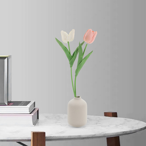 Florero De Cerámica Jarrón Minimalista Para Arreglos Florale