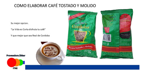 Café Real De Córdoba Tostado Y Molido Bolsa Con 20 Sobre 50g