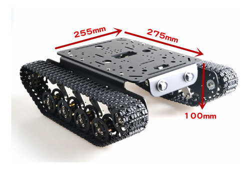 Absorción De Choque Robot Inteligente Chasis Motor 12v 350