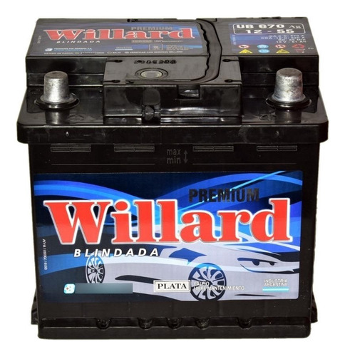 Bateria Willard 12 X 55 + Derecha Corolla Ub670