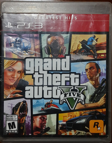 Juego Grand Theft Auto V Físico Usado Ps3 Caja Blanca Excele