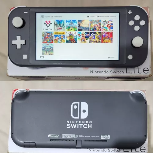 Nintendo Switch Lite Desbloqueado + 256gb + Brinde - R$ 1.490