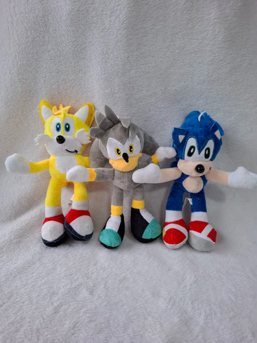 Llavero Peluche Sonic Y Amigos X1, 20cm De Alto. Tails - Colitas