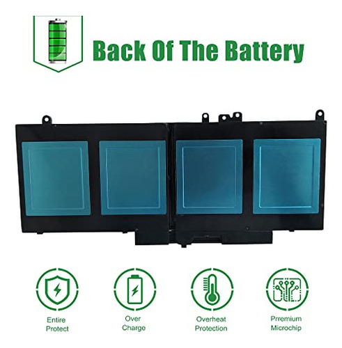 Batería De Repuesto Jiazijia 6mt4t Hk6dv Para Dell Latitude