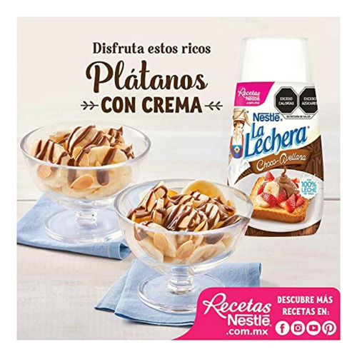 La Lechera Leche Condensada Sirve Fácil, Pack De 2 Sabores: