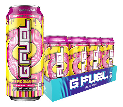 G Fuel Hype Sauce - Bebida Energetica Sin Azucar, Bebidas Sa