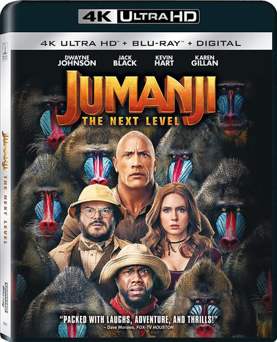 4k Ultra Hd + Blu-ray Jumanji The Next Level (2019)